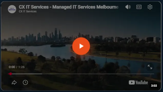 CX IT Services overview video thumbnail